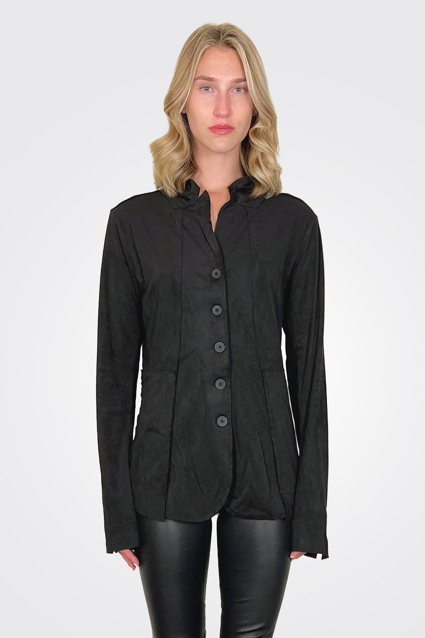 Roughout Optic Jacket - Black by Rundholz | 25 South Boutiques