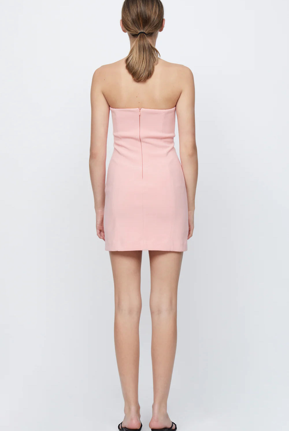 Karina Strapless Mini Dress - Guava by Bec & Bridge — view 3