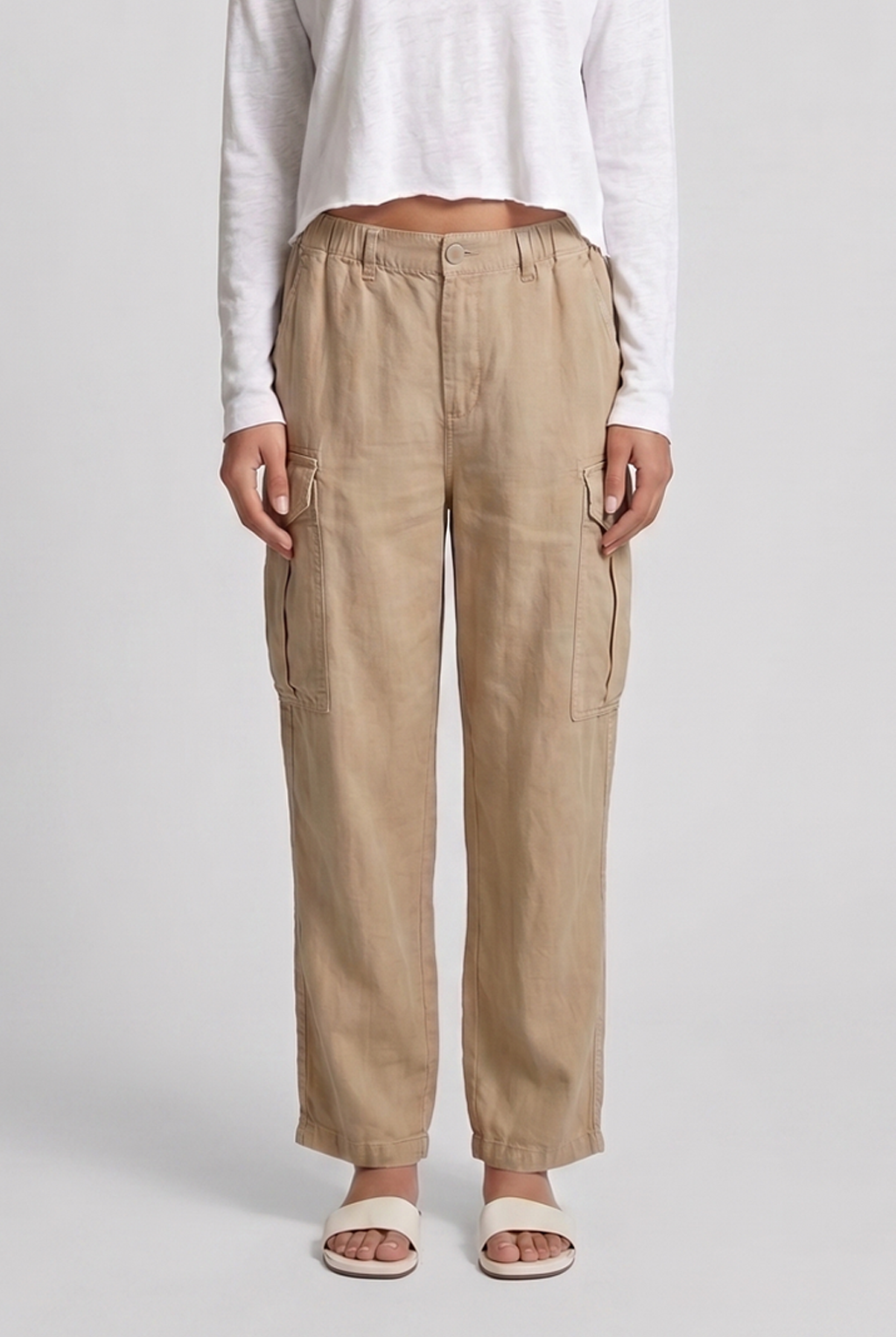 Wiwi Utility Cargo Pant - Mocha by Keeling — alternate view