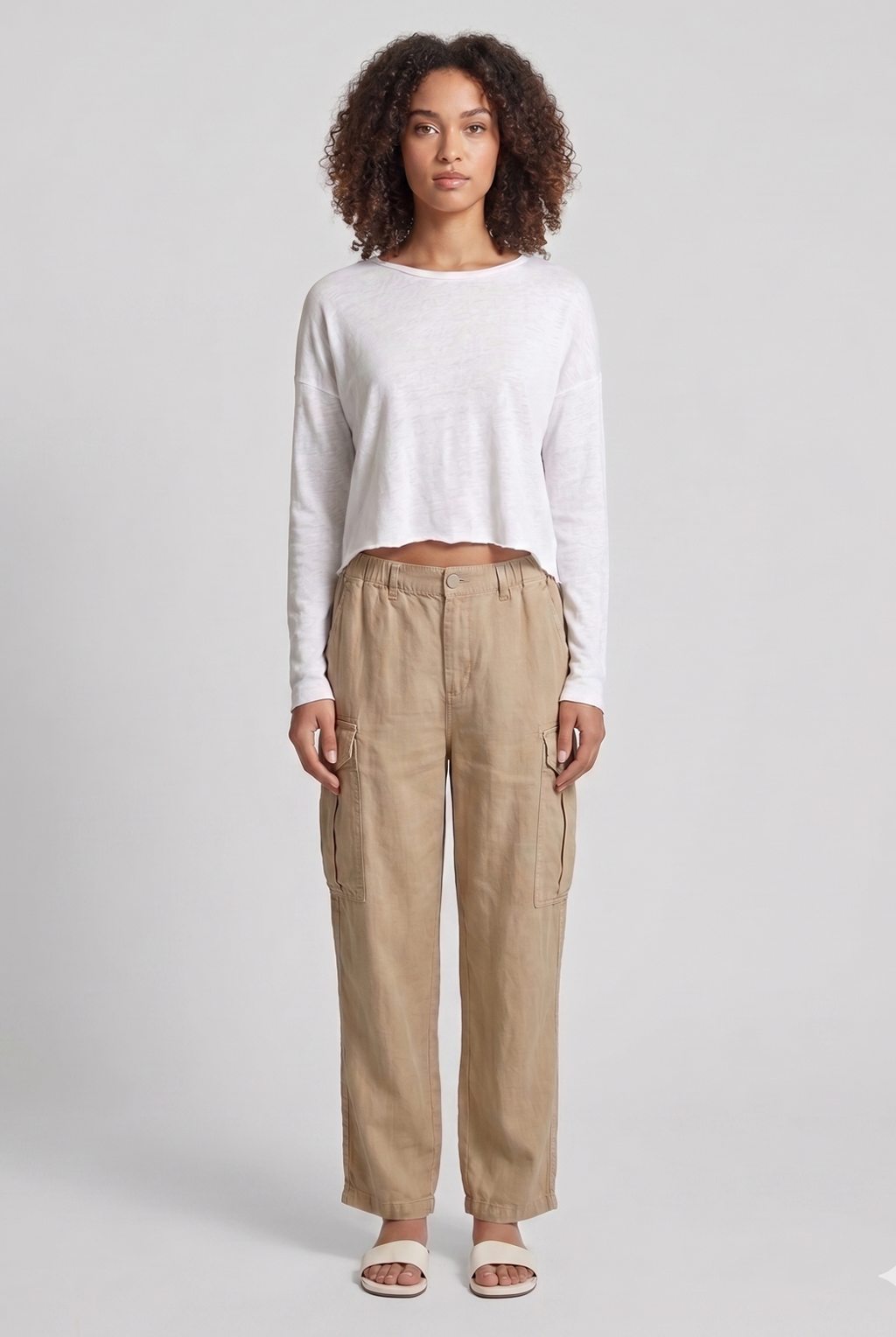 Wiwi Utility Cargo Pant - Mocha by Keeling | 25 South Boutiques