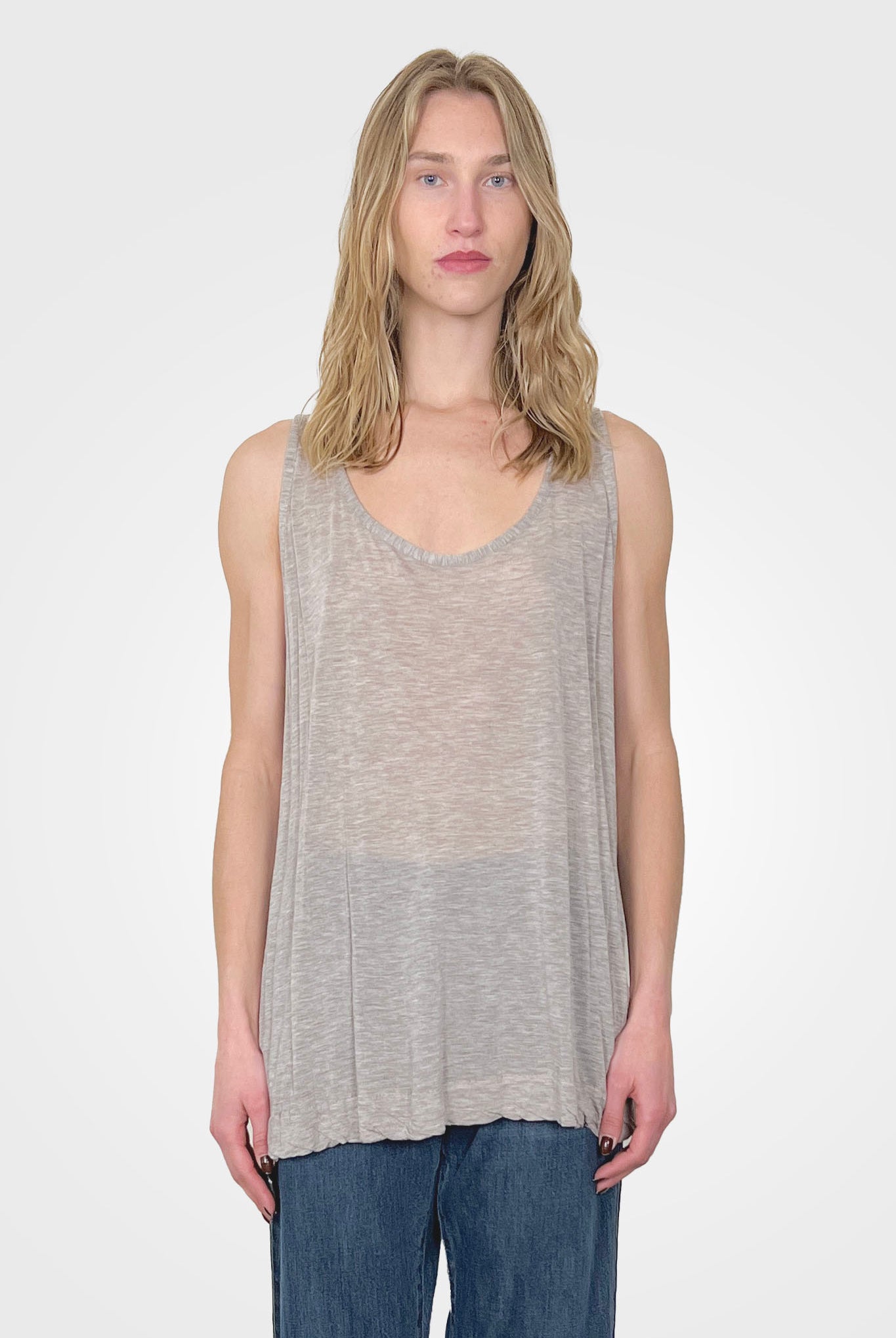 Oversized Tank - Latte by Private 0204 | 25 South Boutiques