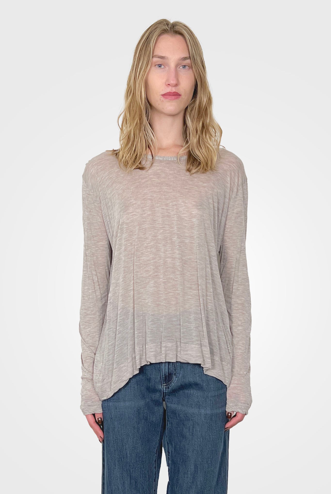 Long Sleeve Blouse - Latte by Private 0204 | 25 South Boutiques
