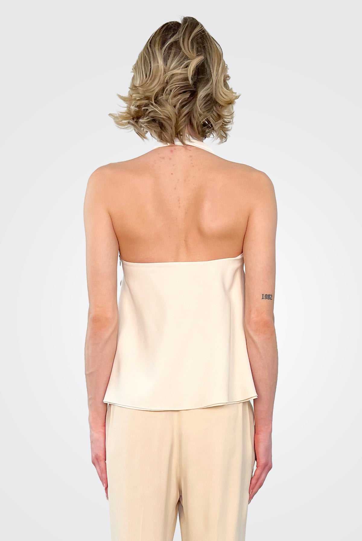 Halter Blouse - Tan by Liviana Conti — alternate view