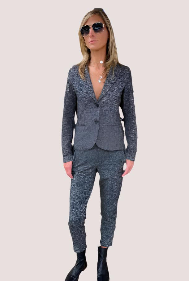 Suit Pants - Black Multi by European Culture | 25 South Boutiques