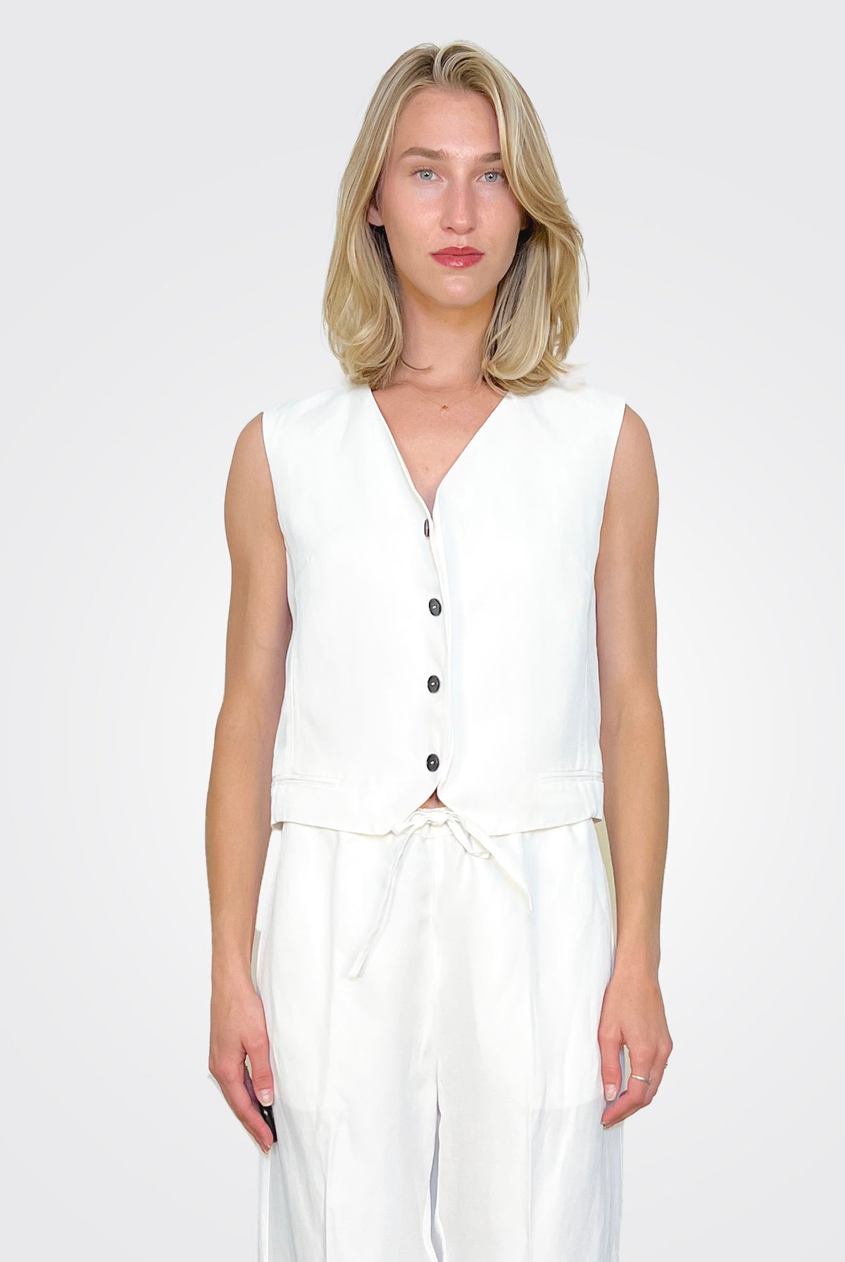 Waistcoat - White by Liviana Conti | 25 South Boutiques