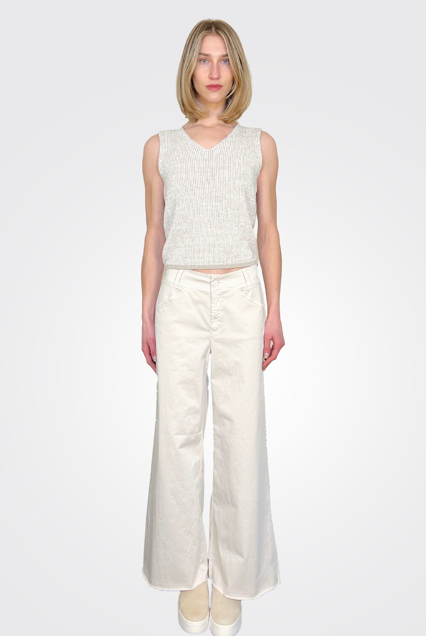 Flare Pants - Milk by Transit Par-Such | 25 South Boutiques