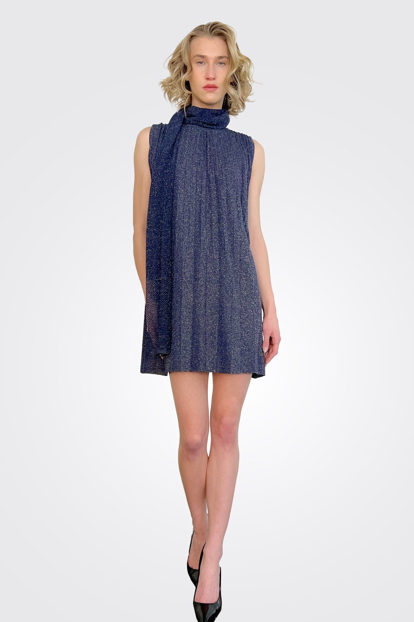 Short Dress - Metallic Navy by Missoni | 25 South Boutiques