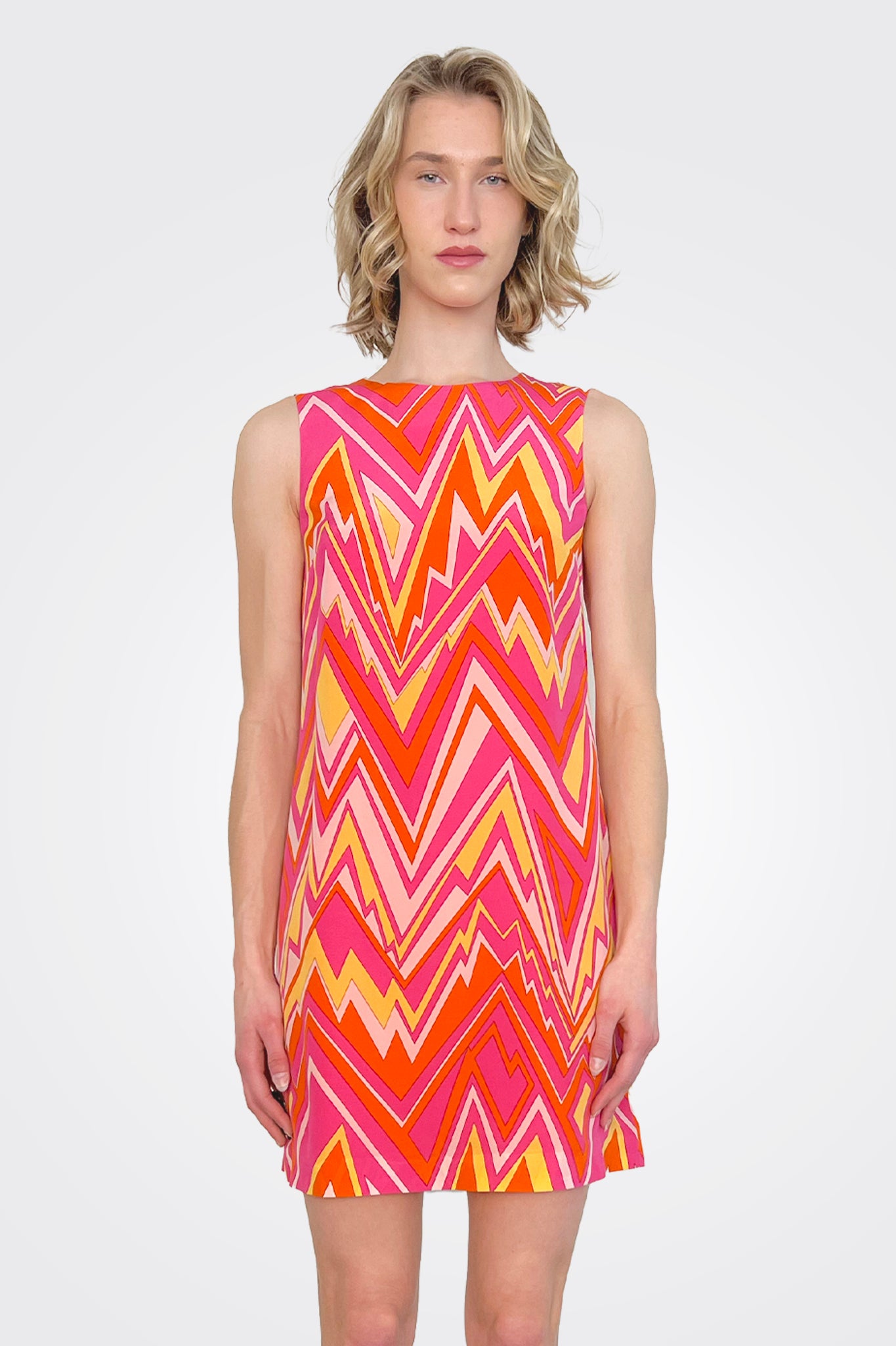 Silk Retro Dress - Pink by Missoni — alternate view