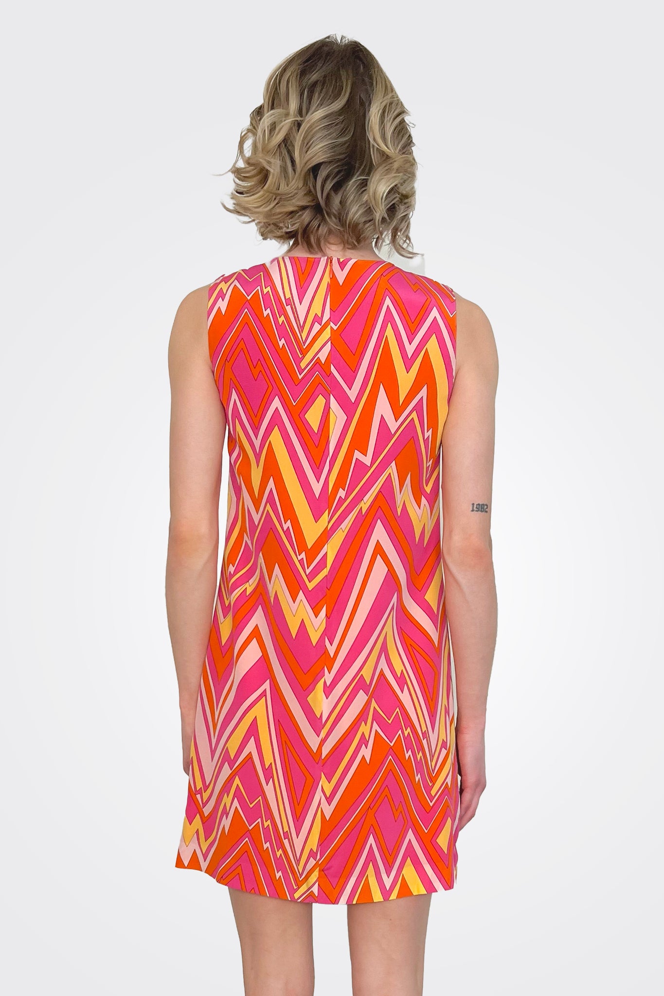 Silk Retro Dress - Pink by Missoni — view 3