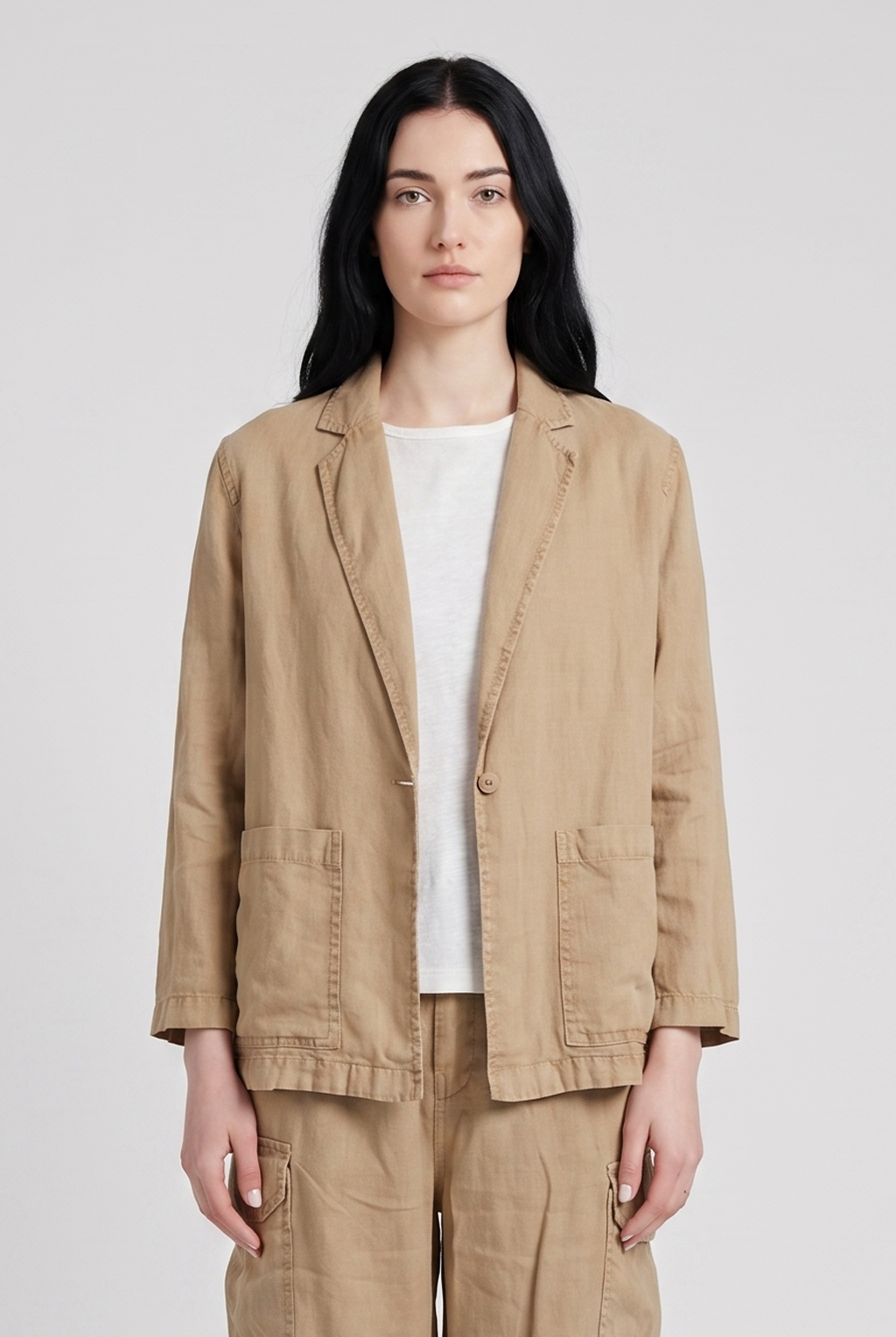Karapapa Blazer - Mocha by Keeling — alternate view