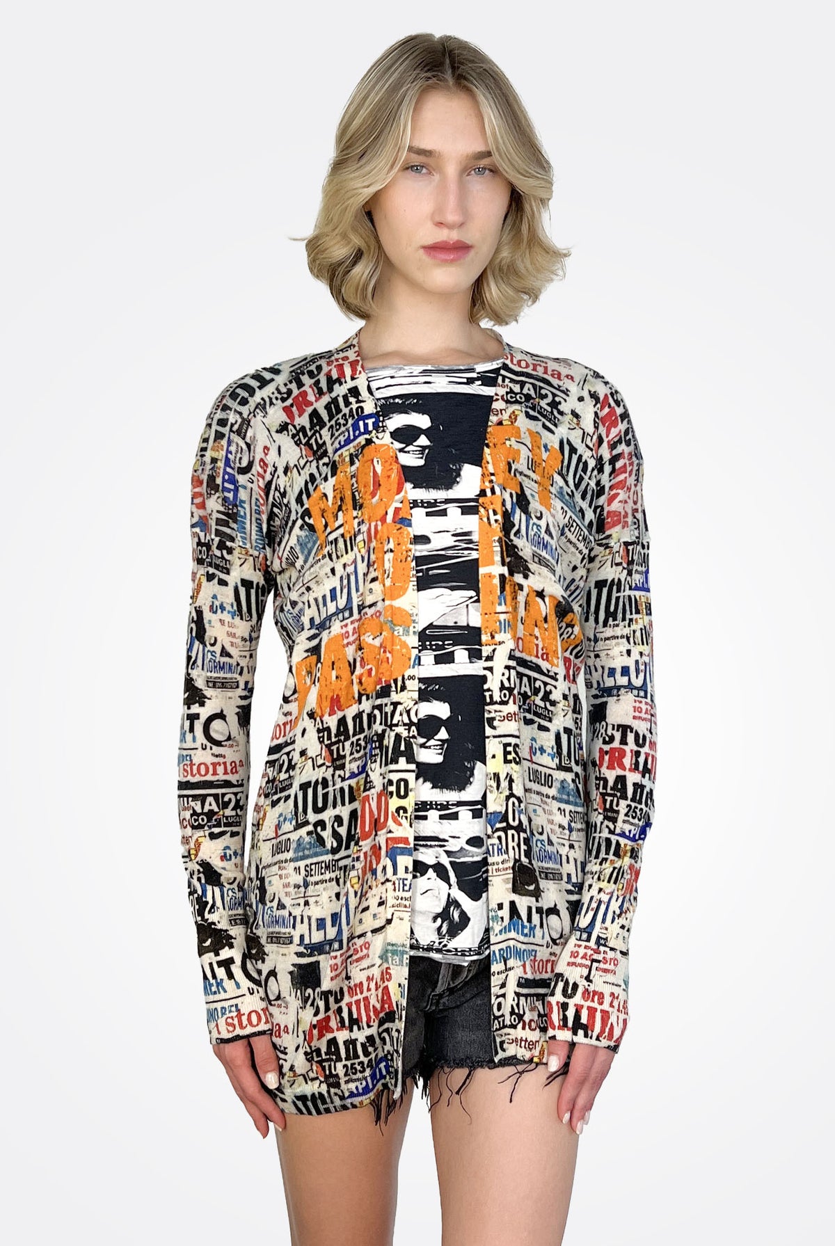 Cardigan - Money or Passion by Printed Artworks | 25 South Boutiques