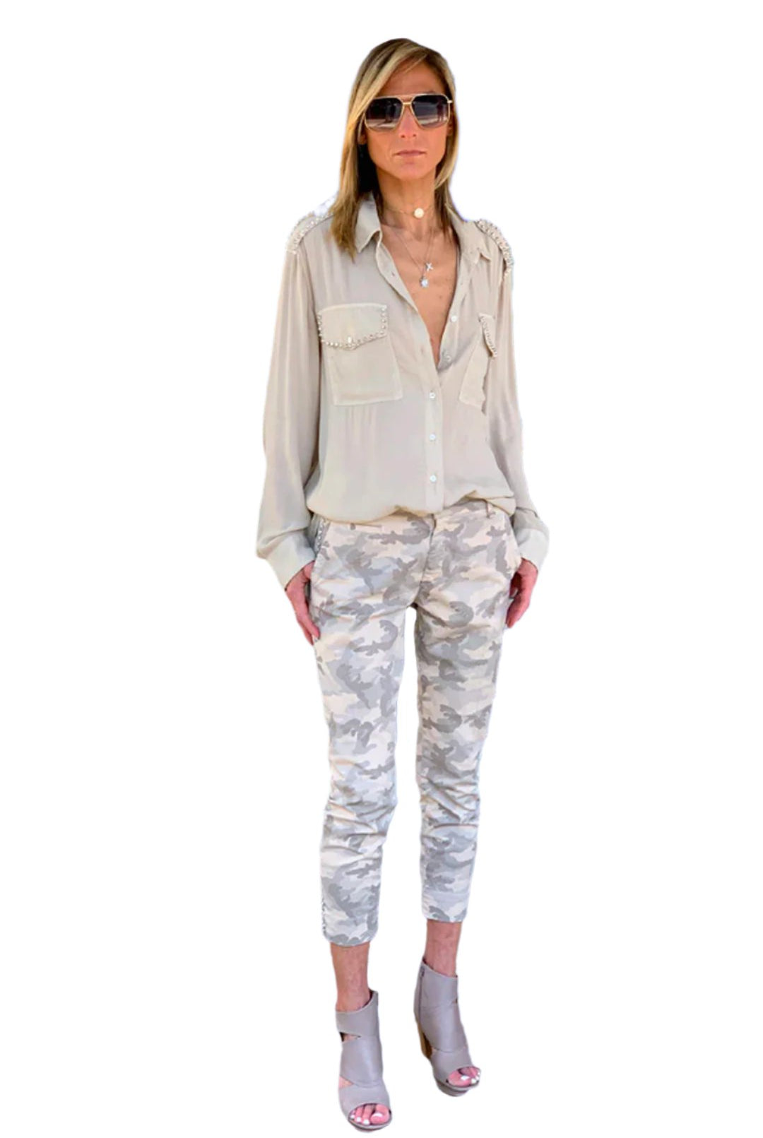 Jacqueline Capri Pants - Camo by Masons | 25 South Boutiques
