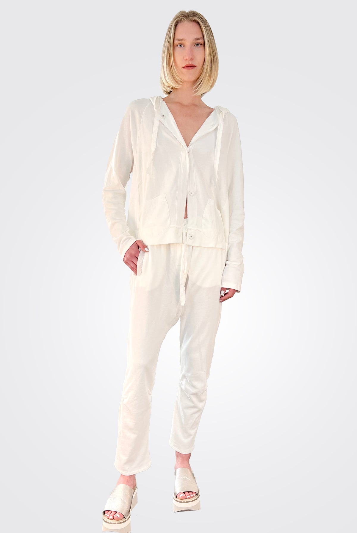 Light Sweat Pants - Natural by Kristensen | 25 South Boutiques