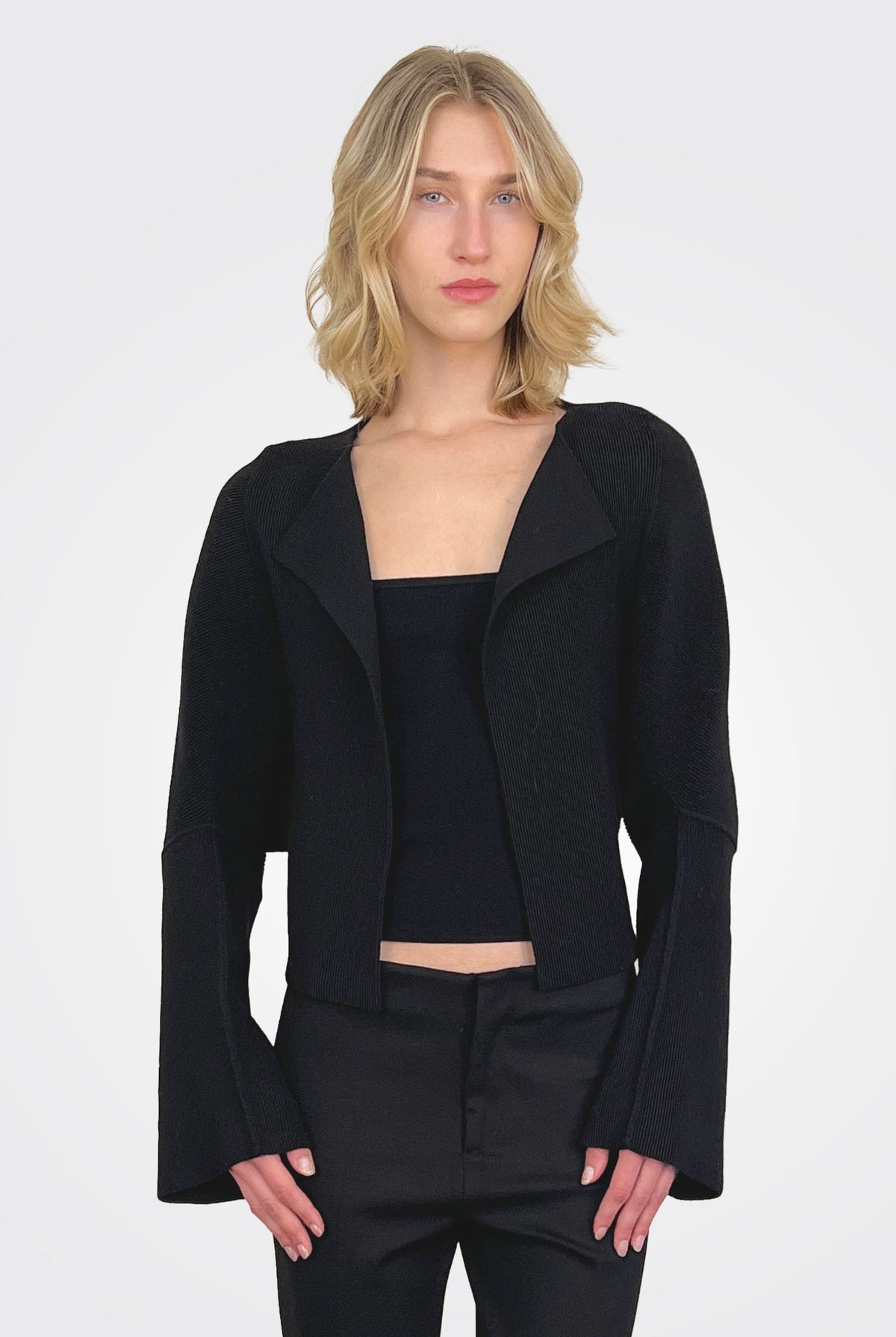 Ottoman Cardigan - Nero by Liviana Conti | 25 South Boutiques