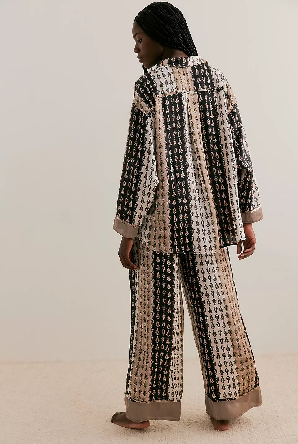 Dreamy Days Pajama Set - Neutral Combo by Free People — alternate view