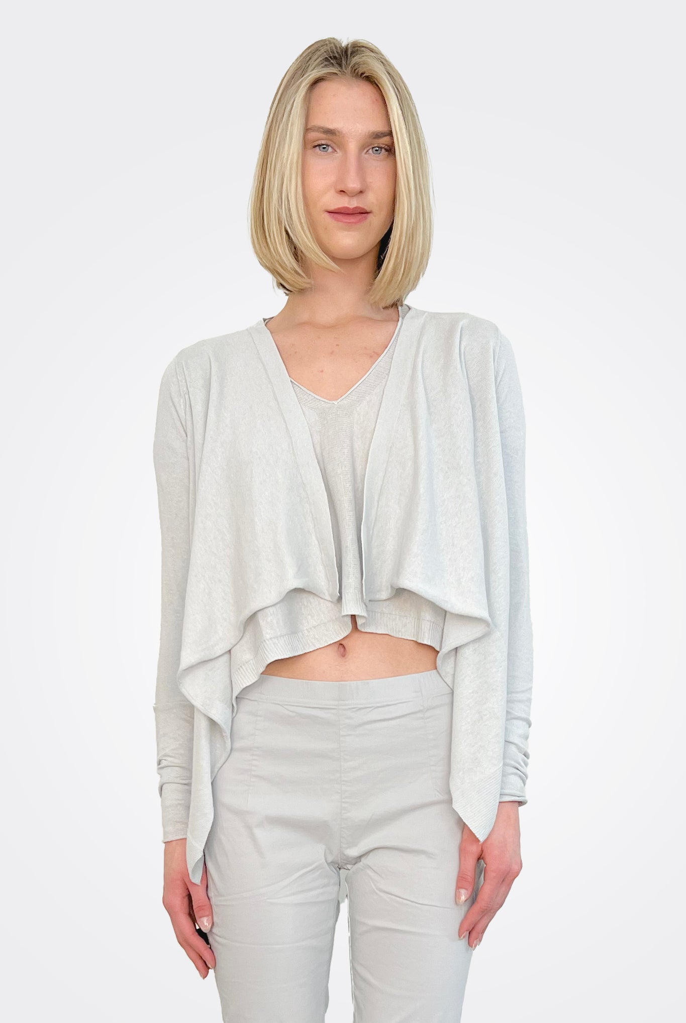 Open Cardigan - Grey by Rundholz | 25 South Boutiques