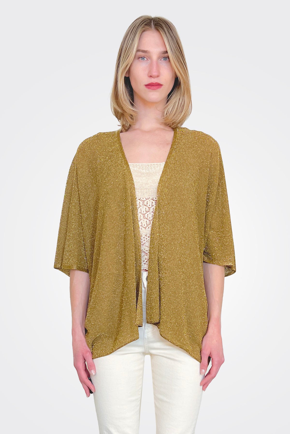 Divina Lurex Cardigan - Oil by Momonì | 25 South Boutiques