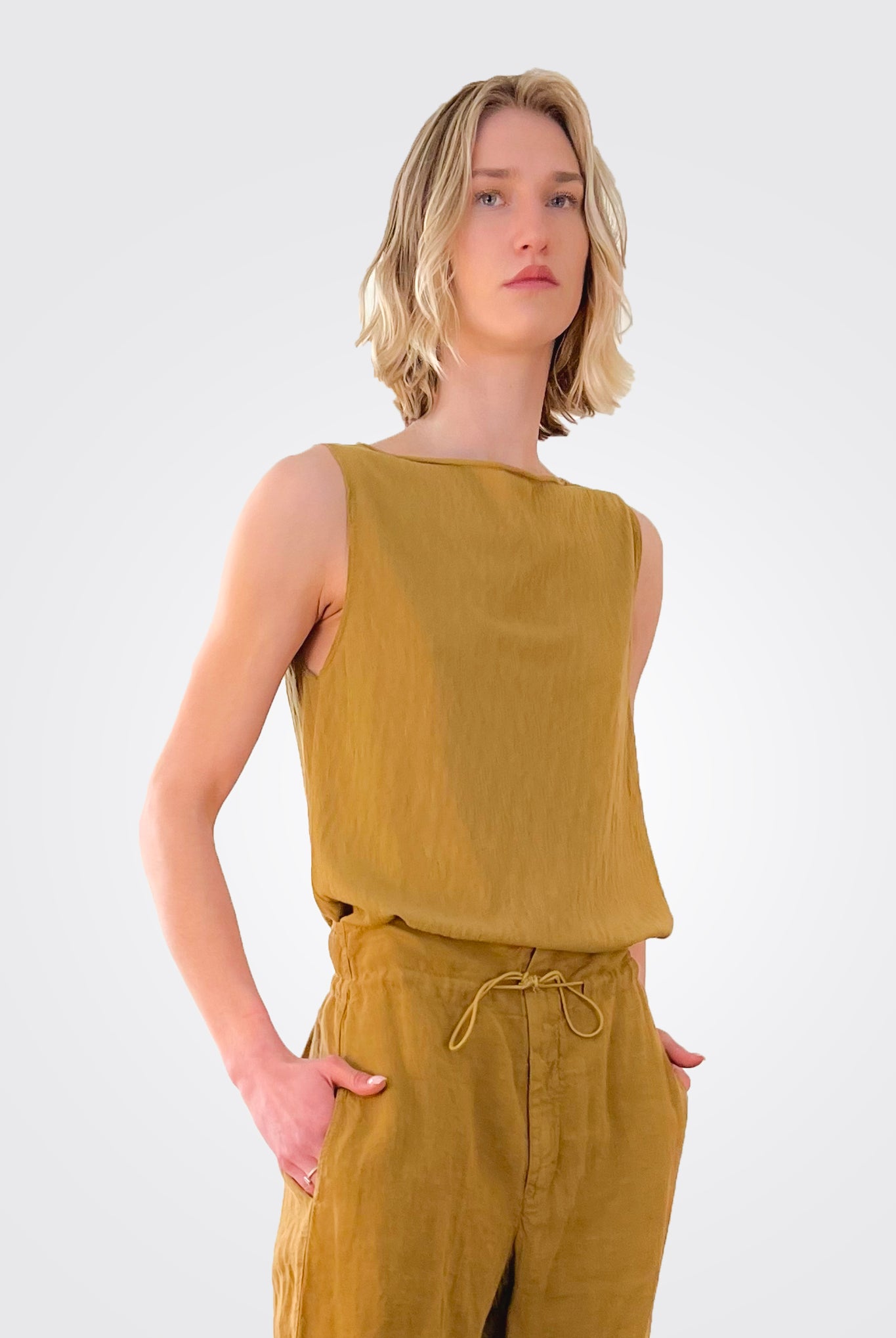 Shot Cotton Knitted Top - Oil by Transit Par-Such | 25 South Boutiques