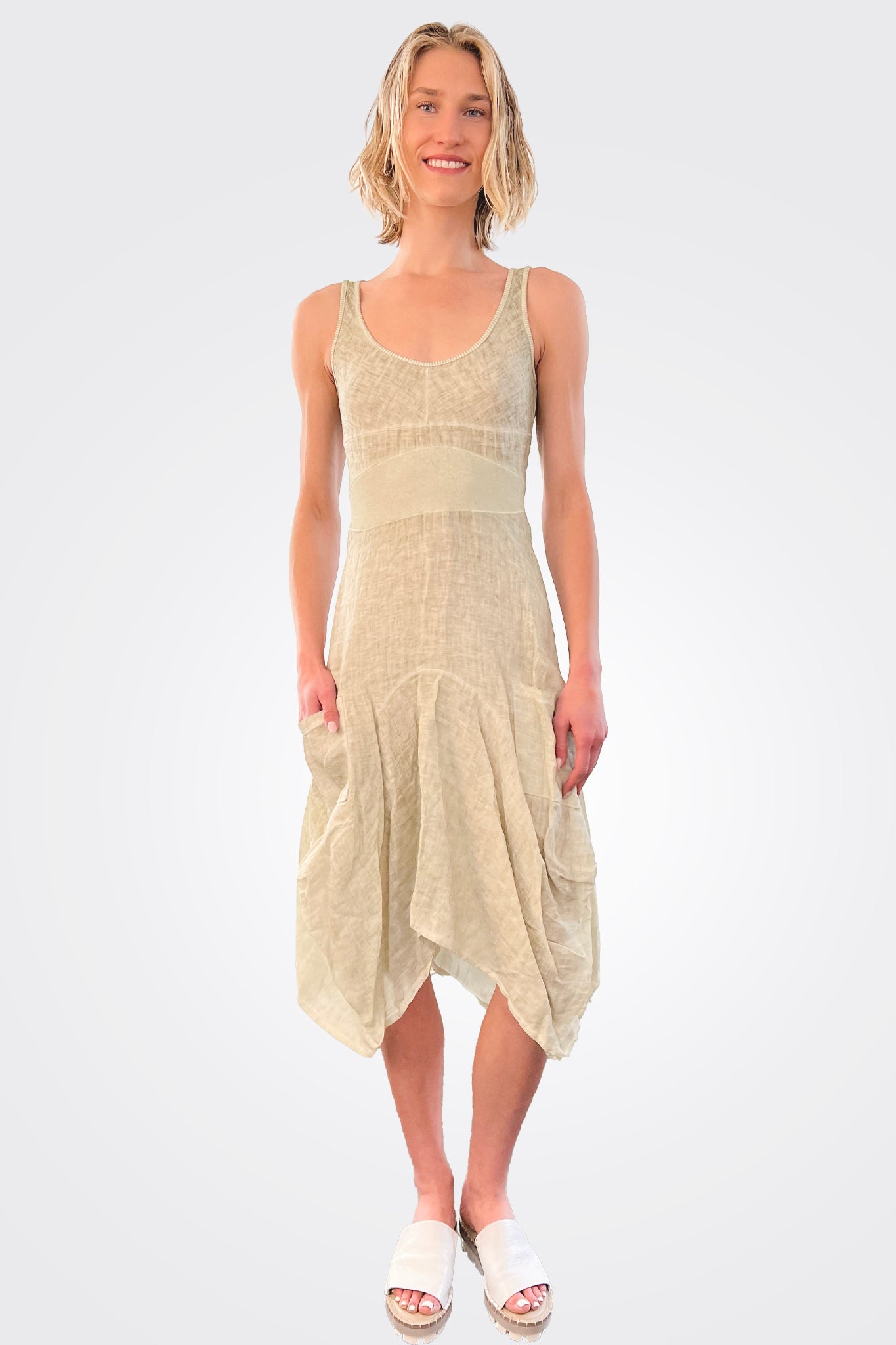 Linen Magic Dress - Olivia by Inizio — alternate view