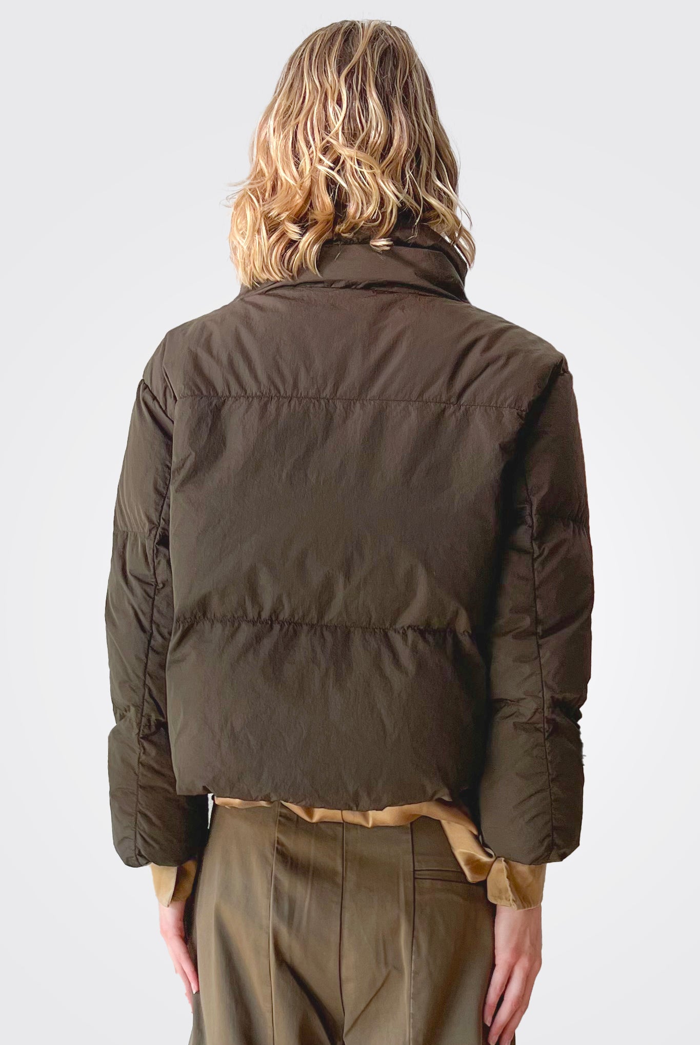 Coat w/ Real Goose Down - Olive by Transit Par-Such — view 4