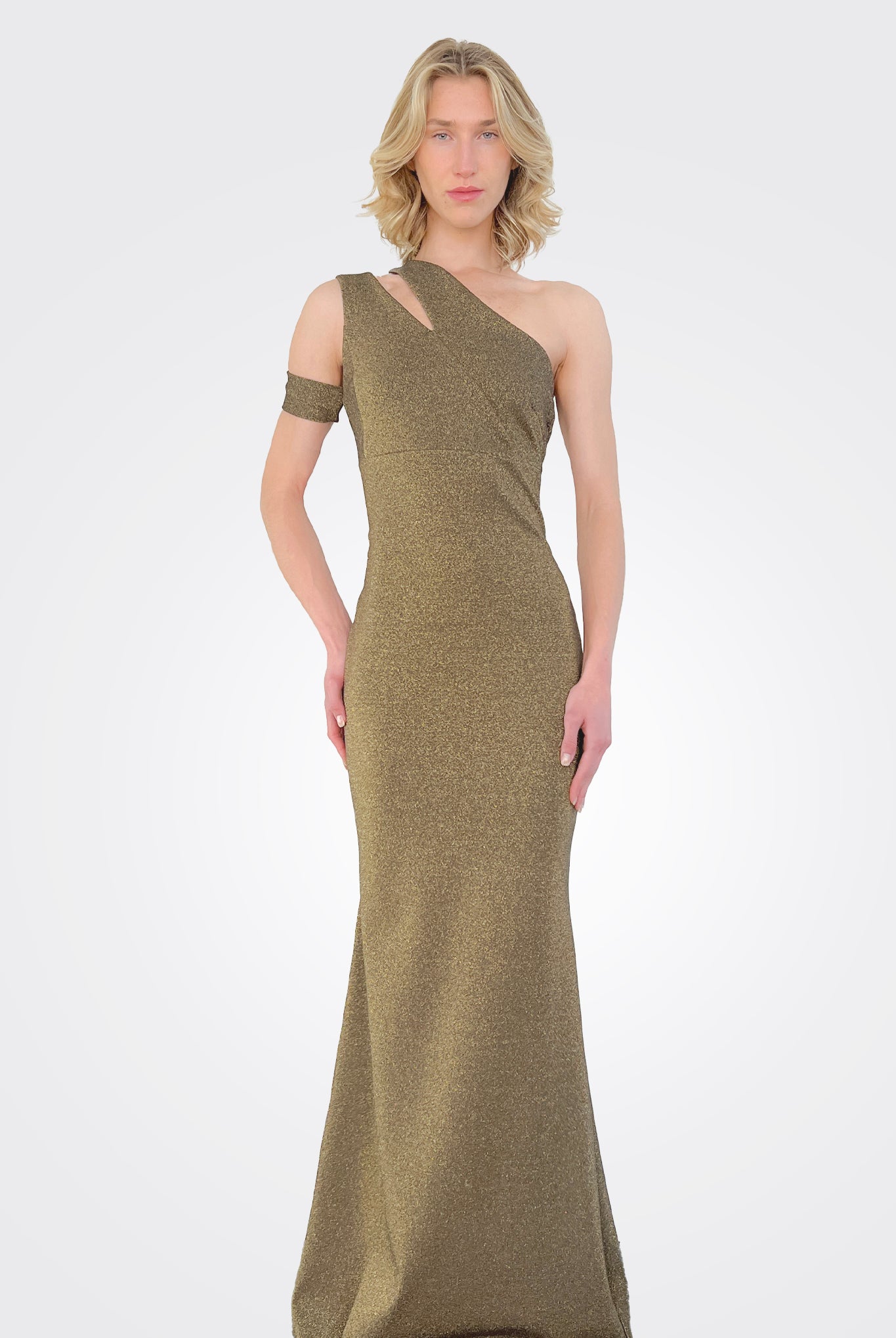 Letya Long Gown - Olive by Chiara Boni | 25 South Boutiques
