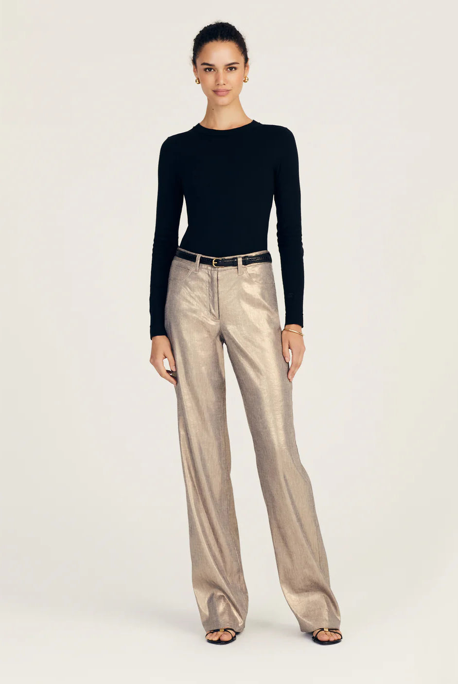 Larissa 5 Pocket Trouser - Oro by Derek Lam | 25 South Boutiques