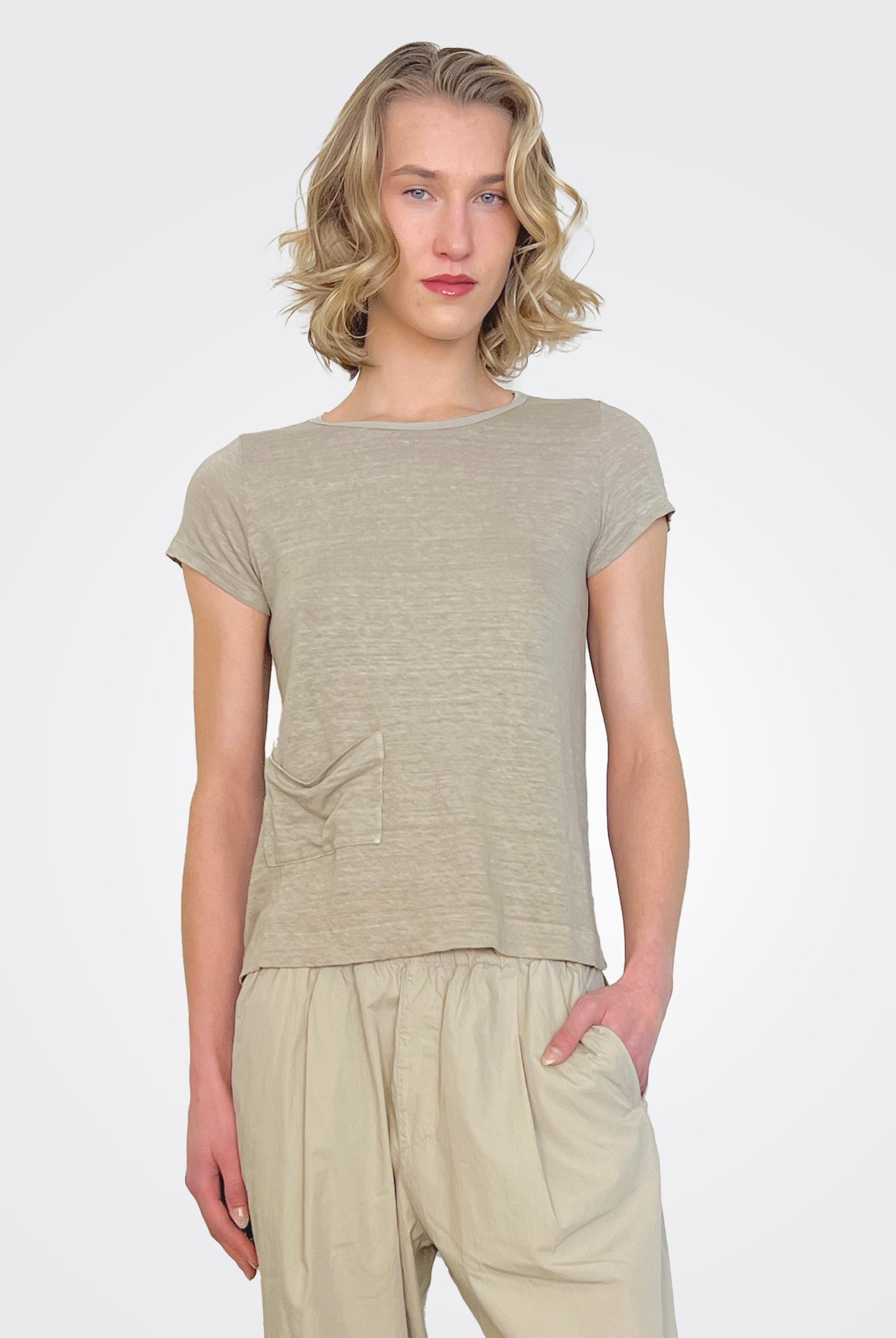 Pocket Tee - Pearl Grey by Transit Par-Such | 25 South Boutiques