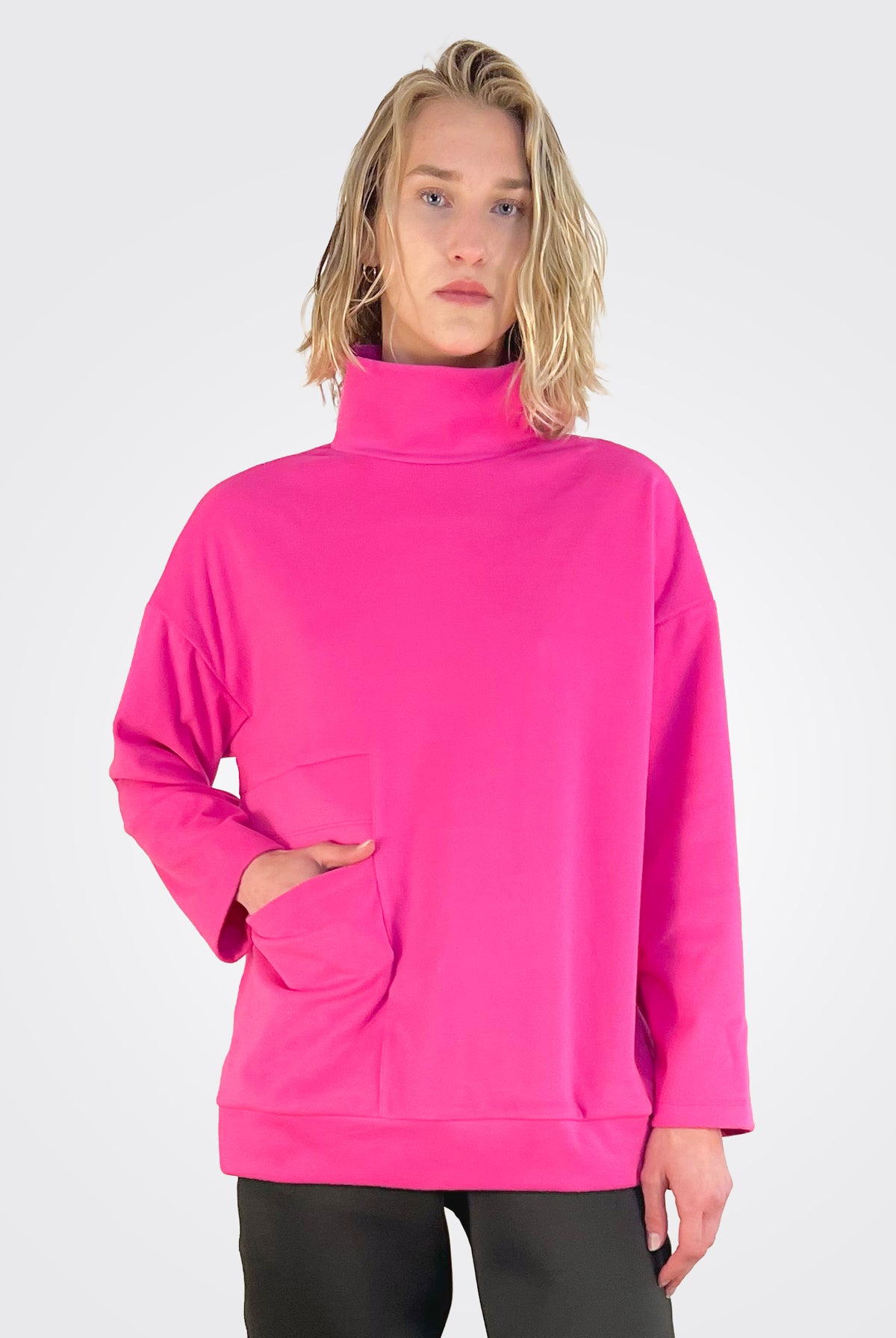 Nevo Sweater - Pink by Xenia — alternate view
