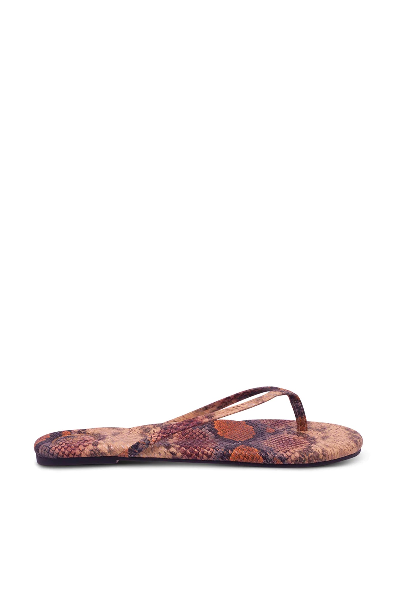Indie Flip Flops - Python Print Amber Jewel by Soléi Sea | 25 South Boutiques
