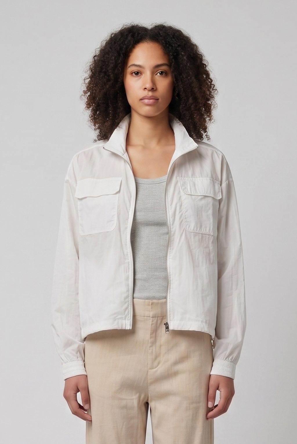 Rata Jacket - Grey Violet by Keeling — alternate view