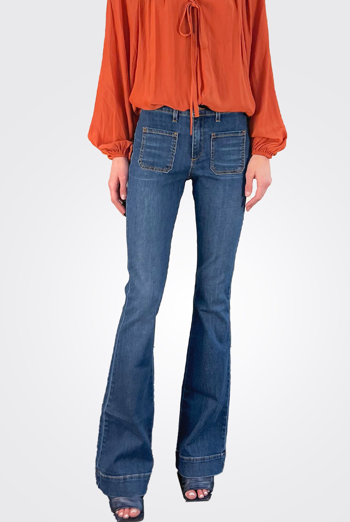 Hunter Low Rise Jean - Medium Wash by Ramy Brook — alternate view