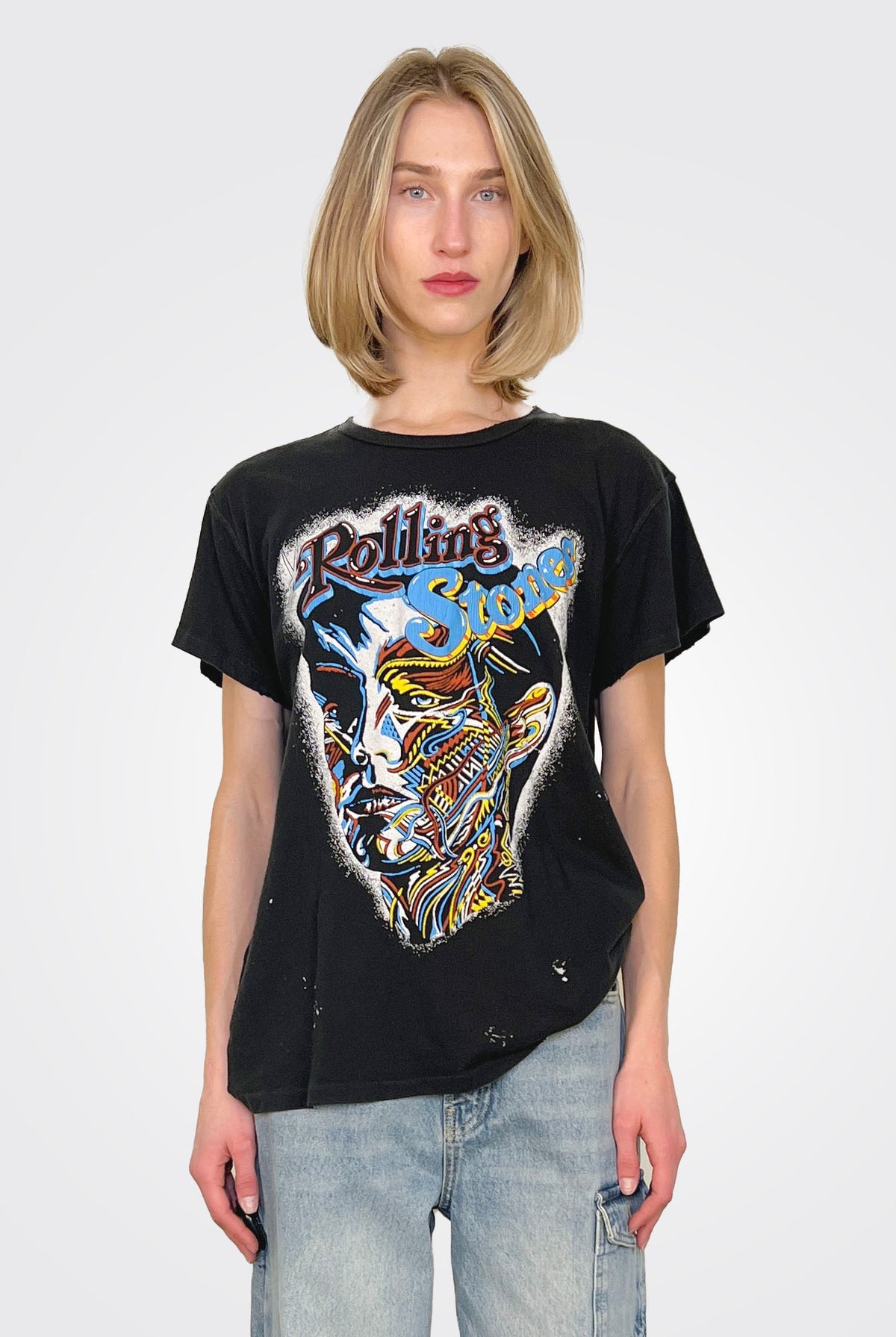 Rolling Stones Tee - Coal by MADEWORN | 25 South Boutiques
