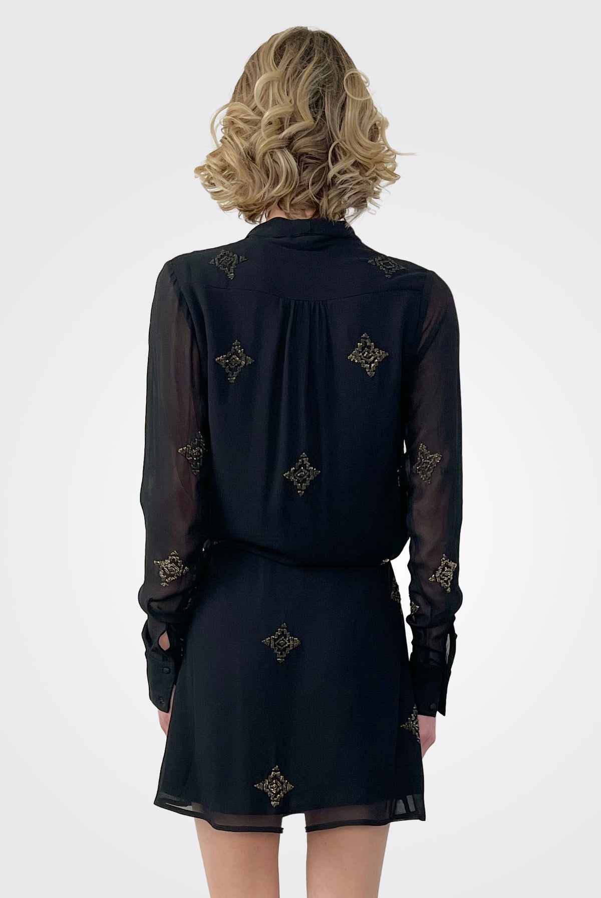 Tunic Dress - Black by Rococo Sand — view 3