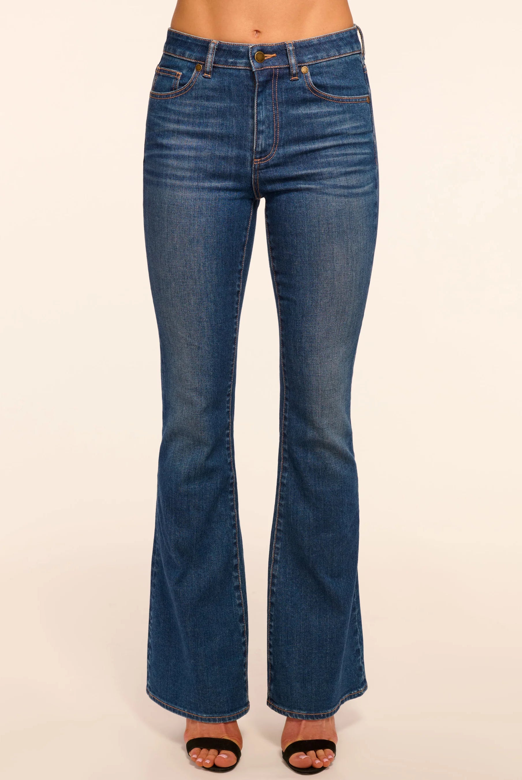 Helena 5-Pocket Flare Jean - Medium Wash by Ramy Brook — alternate view