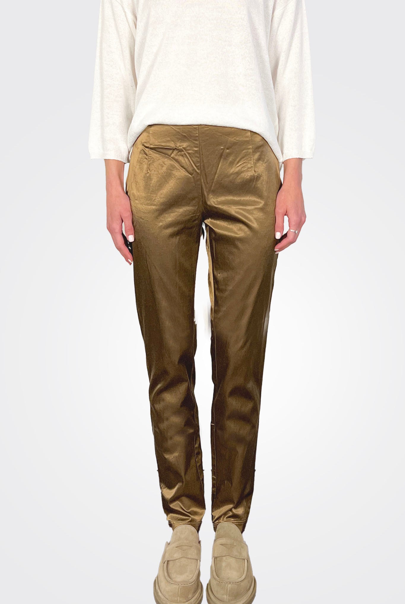 Satin Trousers - Bronze by Rundholz — alternate view