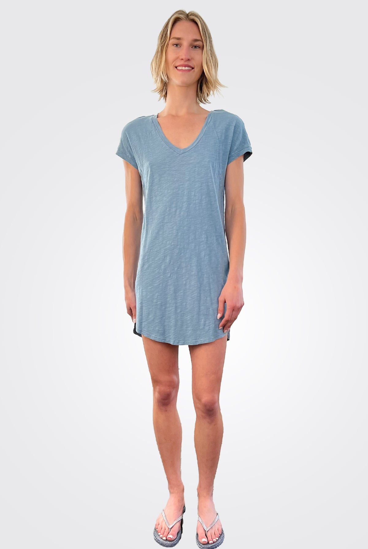 Raglan T Shirt Dress - River by Bobi | 25 South Boutiques