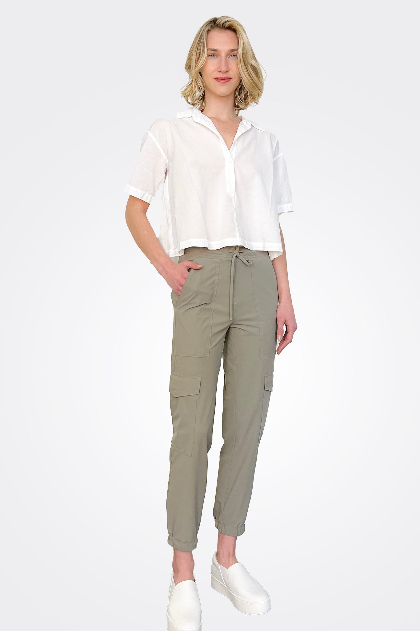 Karo Jogger - Sage by Cambio — alternate view