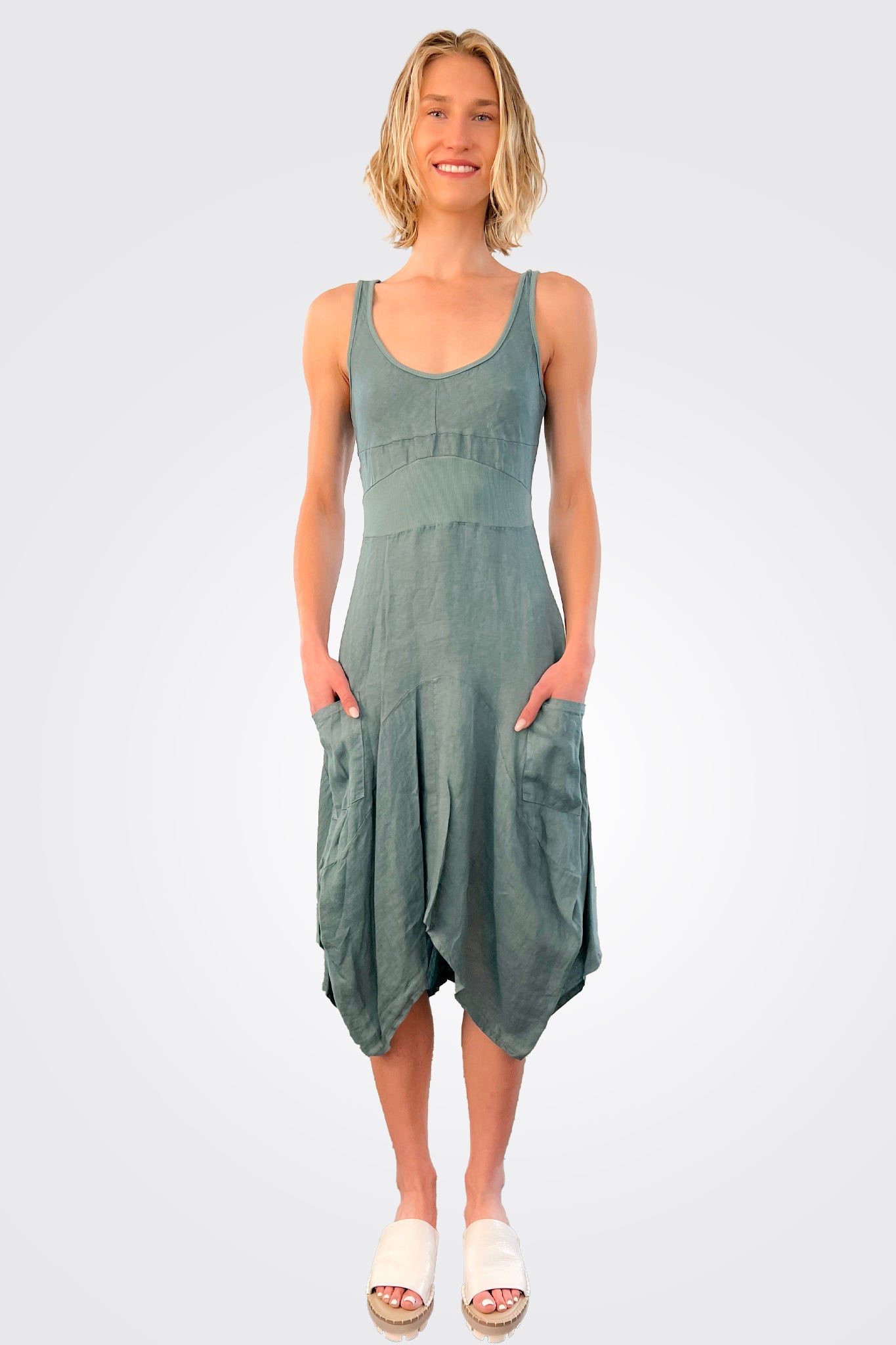 Linen Magic Dress - Salvini by Inizio — alternate view