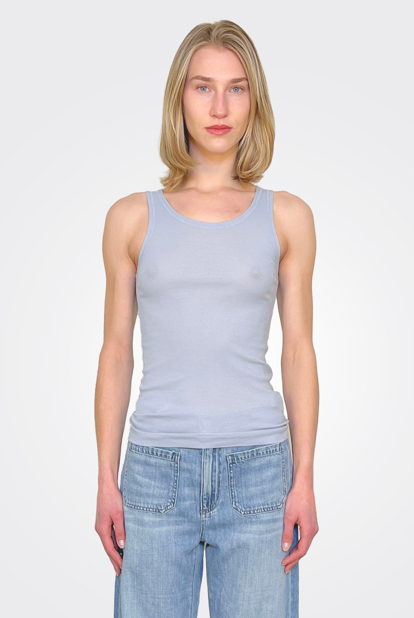 Cotton Tank - Sky by Private 0204 — alternate view