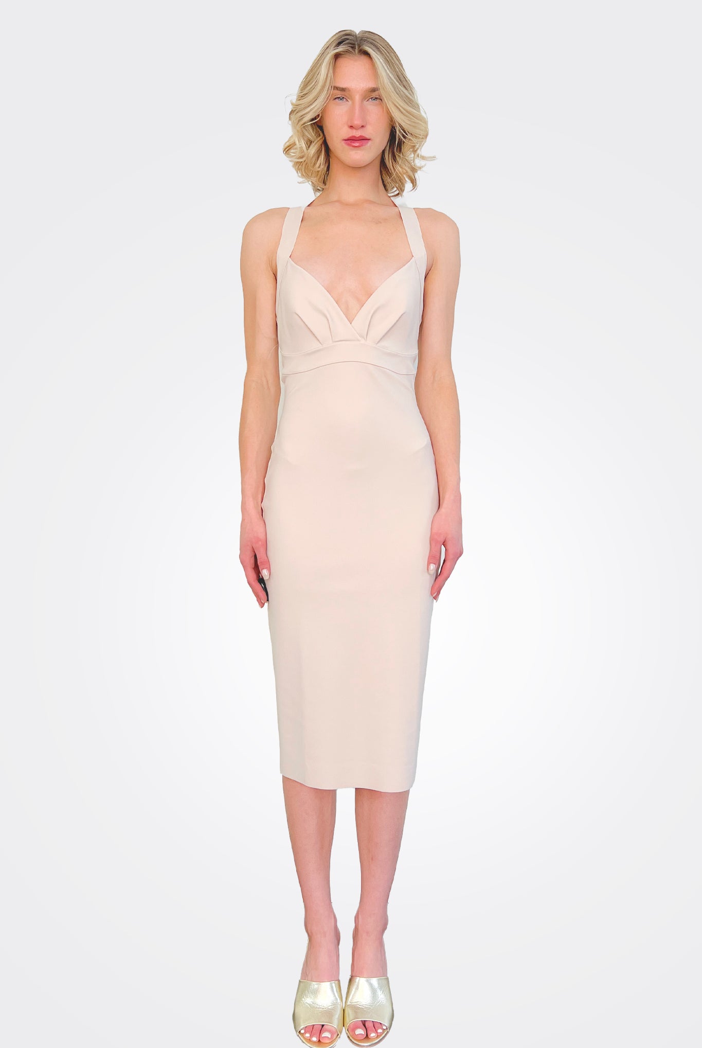 Nisup Midi Dress - Sea Shell by Chiara Boni — alternate view