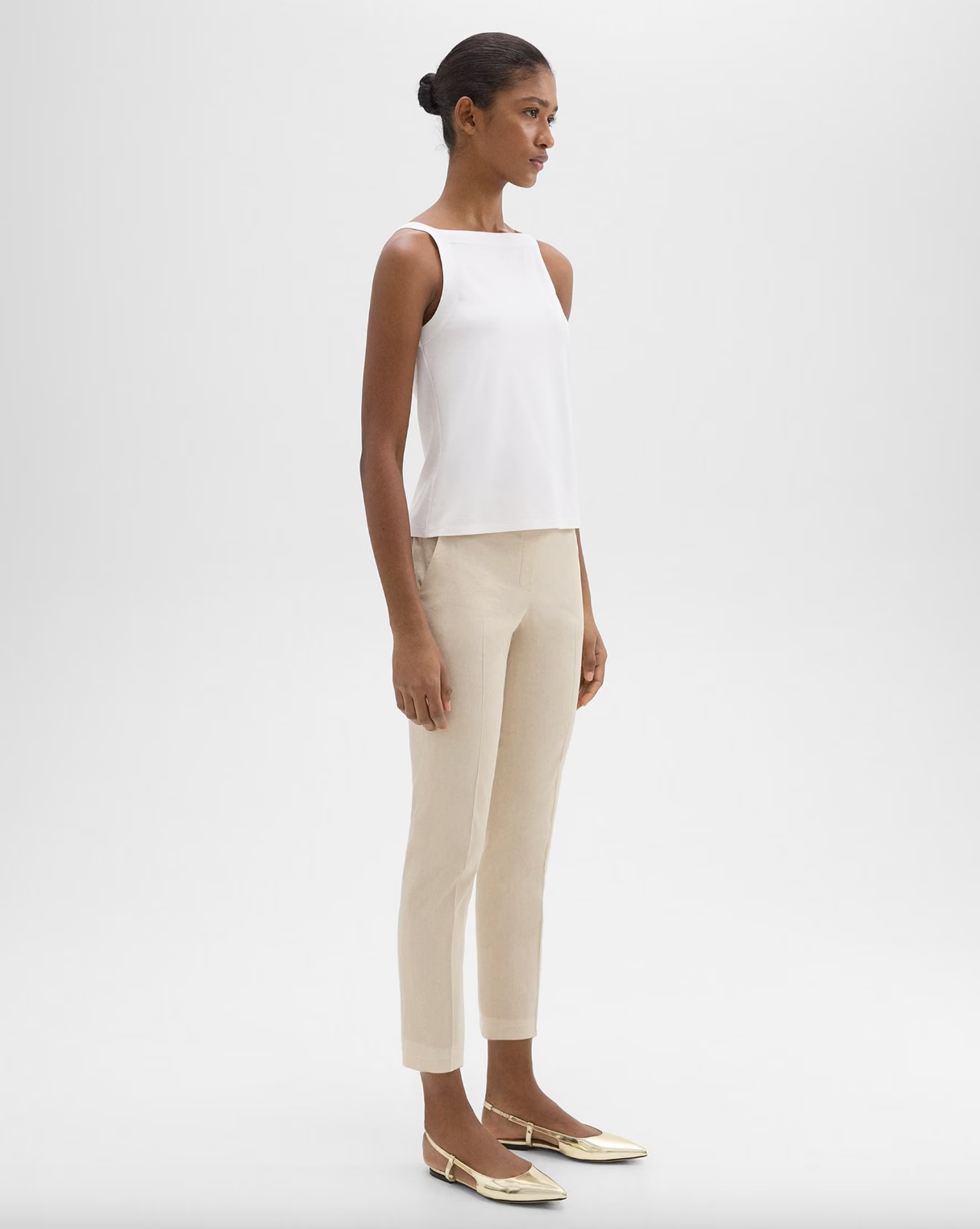Treeca Pants - Straw by Theory — view 3