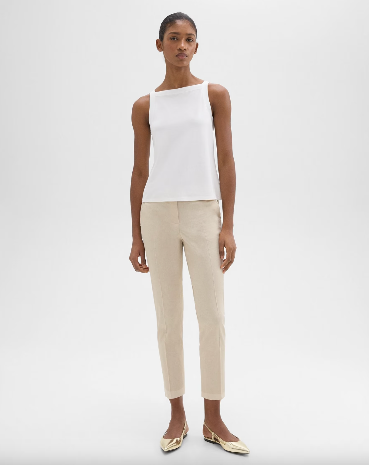 Treeca Pants - Straw by Theory | 25 South Boutiques