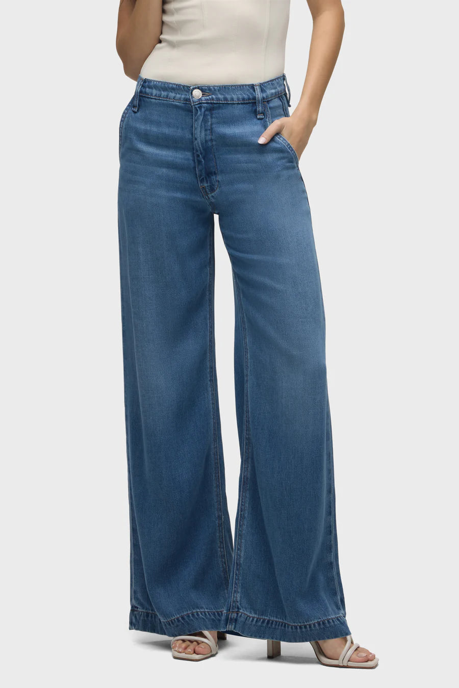 Jodie Loose Fit Wide Leg Trouser Jean - Rumour by Hudson — alternate view