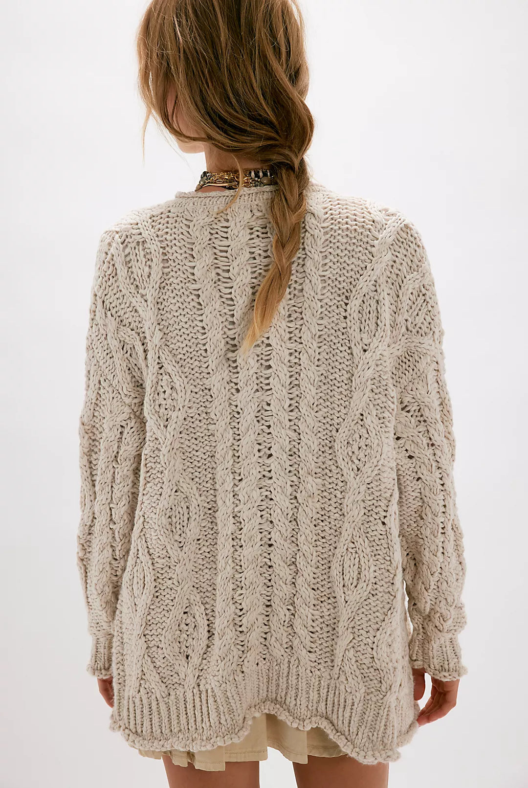 Opal Knit Cardi - Tea by Free People — view 4