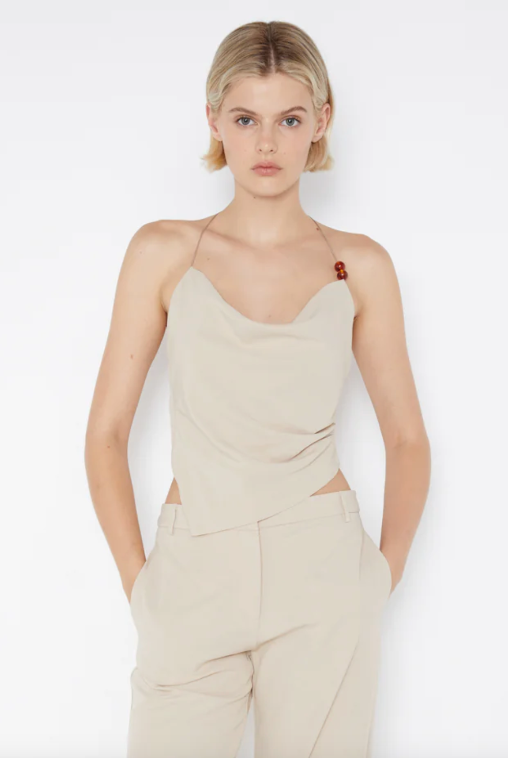 Desiree Halter Top - Sand by Bec & Bridge | 25 South Boutiques