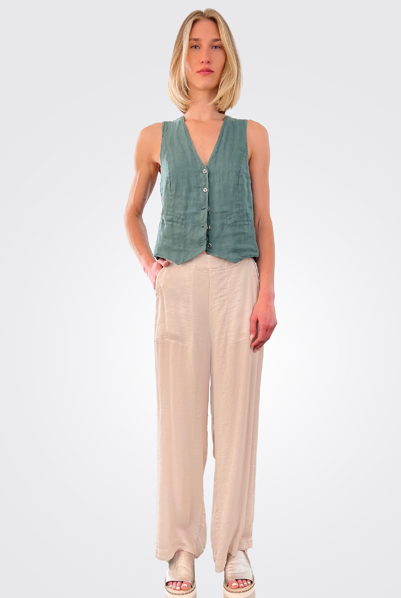 Comfort Trousers - Sand by Transit Par-Such | 25 South Boutiques