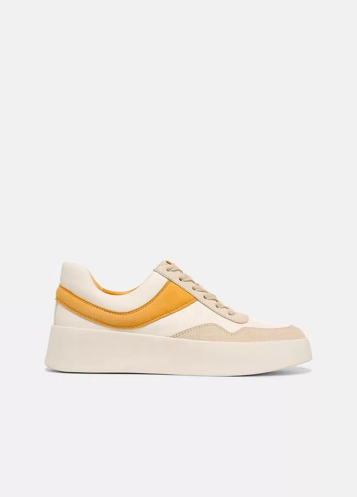 Warren Court Leather Suede Sneaker - Papaya by Vince | 25 South Boutiques