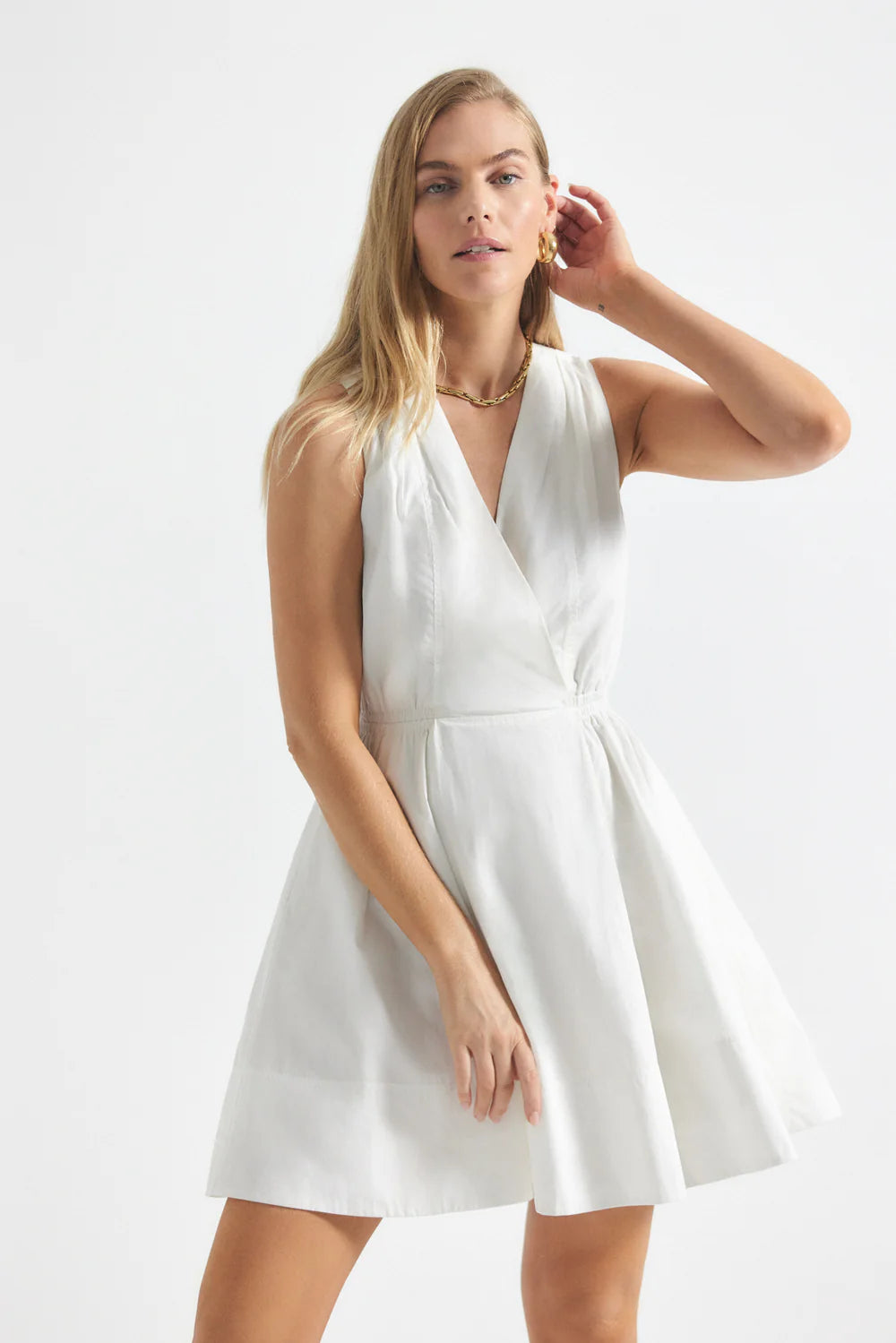 Tia Dress - White by Derek Lam | 25 South Boutiques