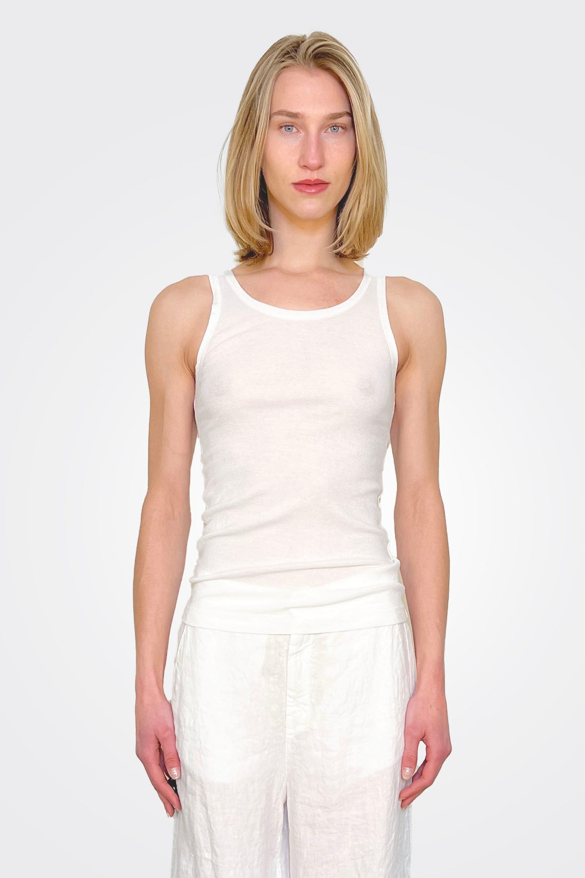 Cotton Tank - White by Private 0204 | 25 South Boutiques