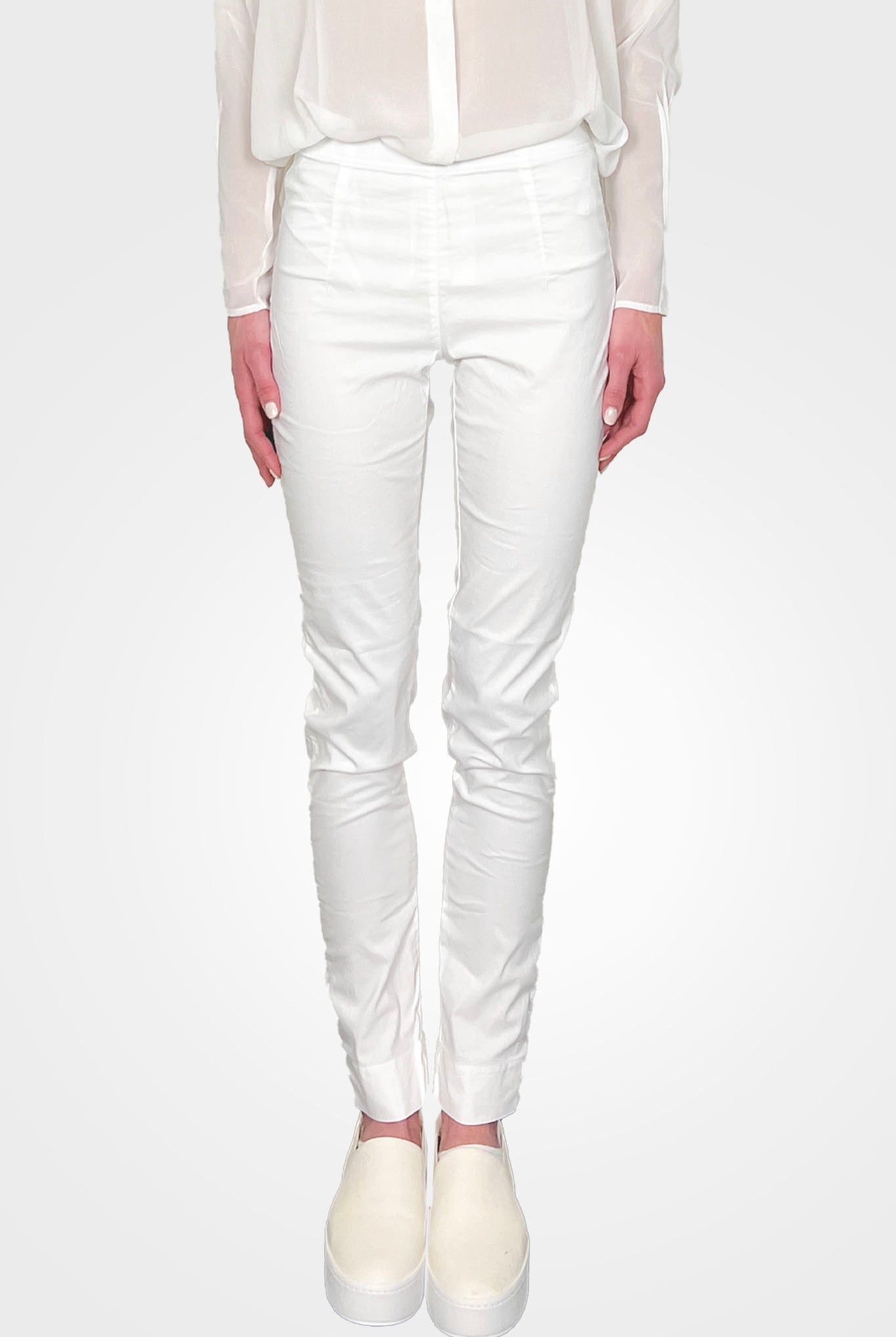 Slim Trousers - Off White by Rundholz — alternate view